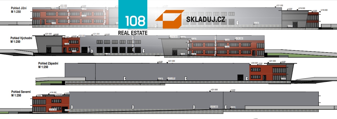 Industrial park Zápy, pronájem skladových prostor