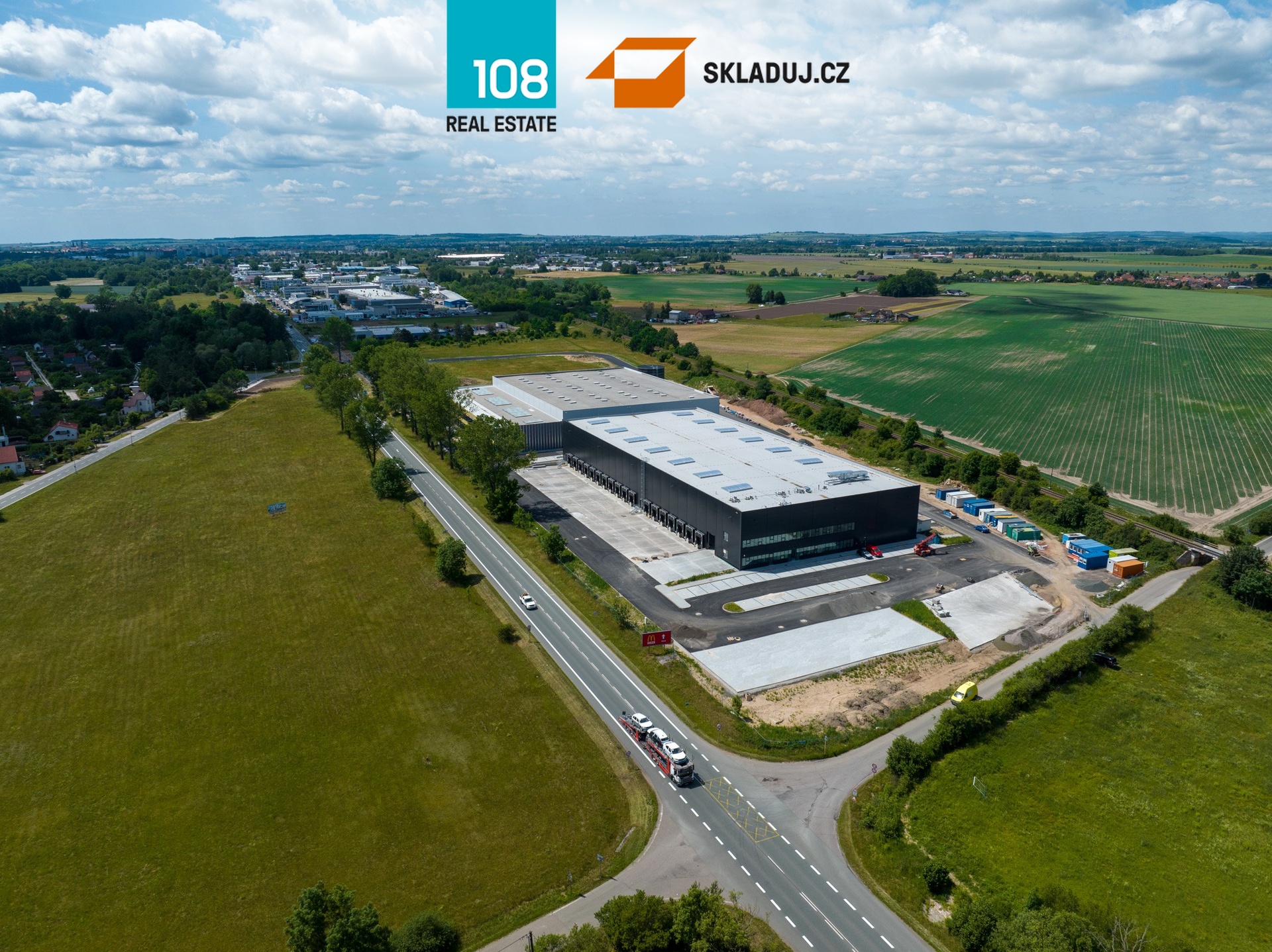 Industrial park Hradec Králové, pronájem skladových prostor