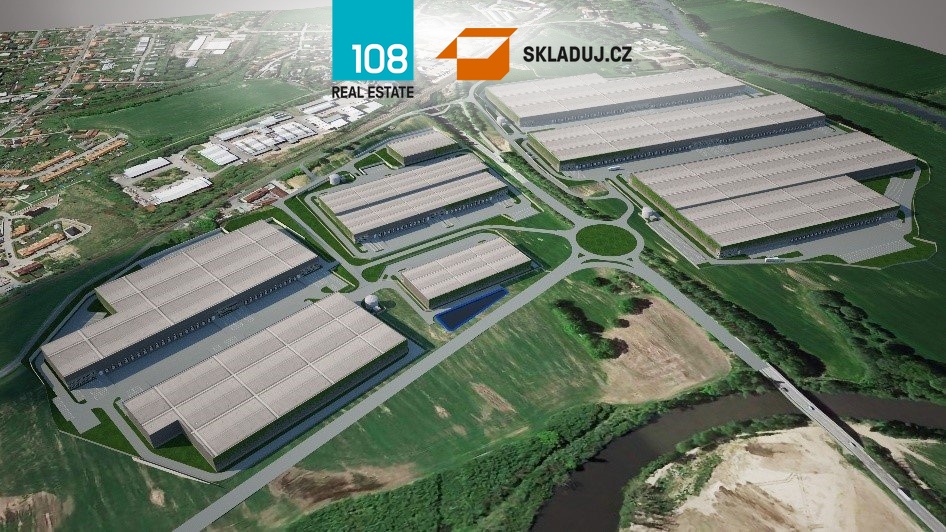 Industrial park Boršov nad Vltavou, pronájem skladových prostor