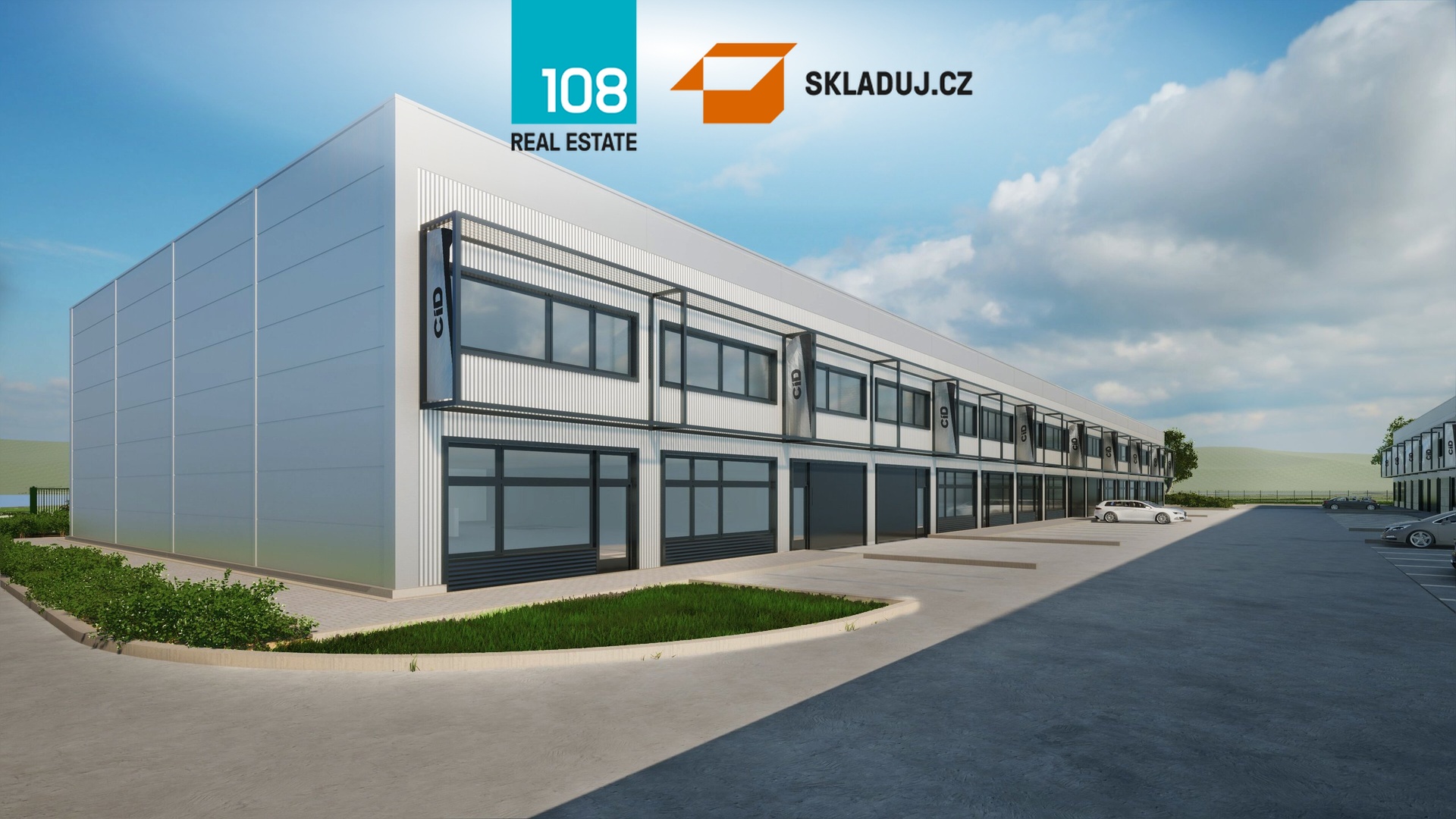 Industrial park Tuchoměřice, pronájem skladových prostor