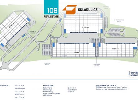 Industrial park Ostrava, pronájem skladových prostor | Pronájem - komerční objekt, sklad, 5 000 m²