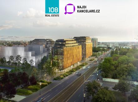 hagibor-02-vinohradska-praha-10-strasnice | Pronájem - kanceláře, 3 668 m²