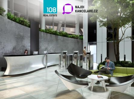 Pronájem - kanceláře, 387 m²