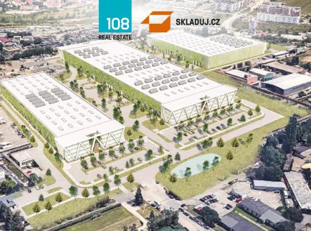 Industrial park Praha - Kyje, pronájem skladových prostor | Pronájem - komerční objekt, sklad, 28 133 m²