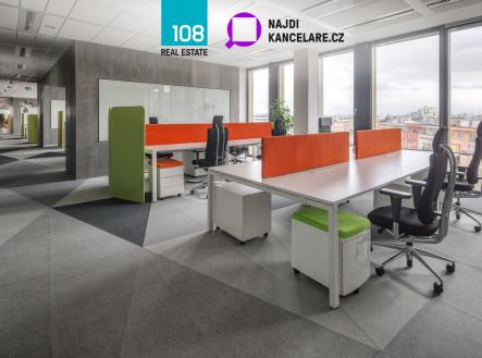 Pronájem - kanceláře, 552 m²
