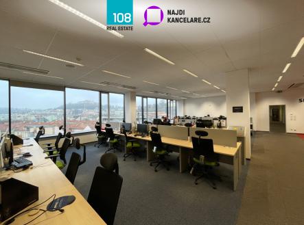 Krátkodobý pronájem plně zařízené kanceláře v centru Brna Titanium | Pronájem - kanceláře, 1 373 m²