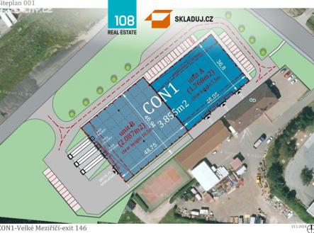 Průmyslový park Velké Meziříčí, pronájem skladových prostor | Pronájem - komerční objekt, sklad, 1 768 m²