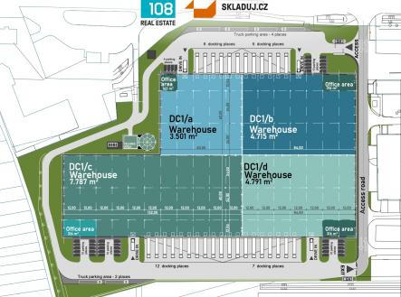 Průmyslový areál Napajedla, pronájem skladových prostor | Pronájem - komerční objekt, sklad, 4 884 m²