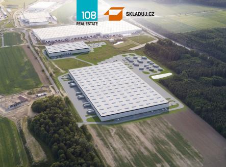 Průmyslový areál Kostelec, pronájem skladových prostor | Pronájem - komerční objekt, sklad, 3 500 m²