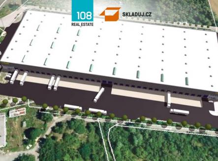 Průmyslový park Velký Osek, pronájem skladových prostor | Pronájem - komerční objekt, sklad, 10 000 m²