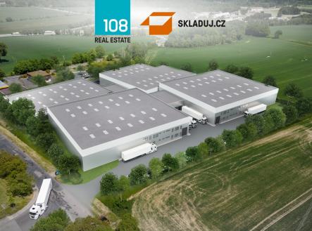 Industrial park Divišov, pronájem skladových prostor | Prodej - komerční objekt, sklad, 5 400 m²