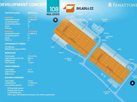 Průmyslový park Podbořany, pronájem skladových prostor | Pronájem - komerční objekt, sklad, 17 700 m²