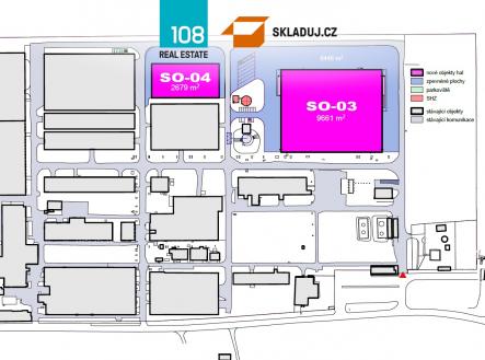 Industrial park Zvěřínek, pronájem skladových prostor | Pronájem - komerční objekt, sklad, 9 661 m²