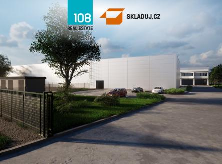 Industrial park Tuchoměřice, pronájem skladových prostor | Pronájem - komerční objekt, sklad, 550 m²