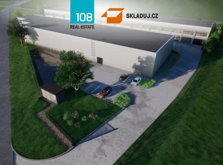 Industrial park Tuchoměřice, pronájem skladových prostor | Pronájem - komerční objekt, sklad, 550 m²