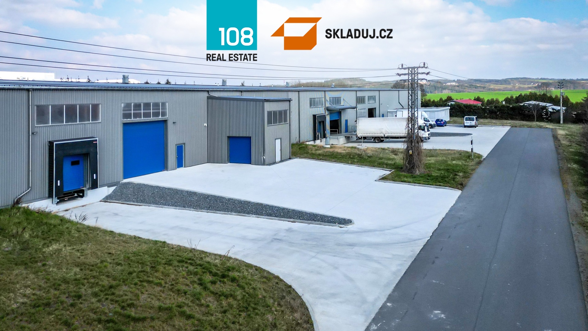 Industrial park Touškov, pronájem skladových prostor