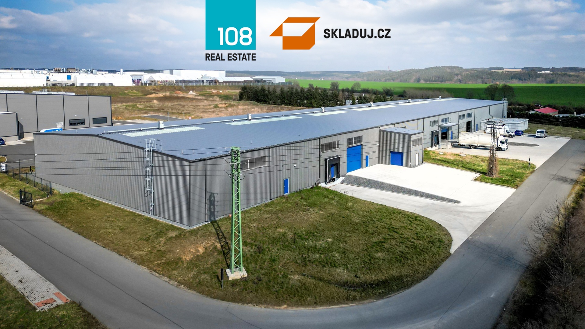 Industrial park Touškov, pronájem skladových prostor