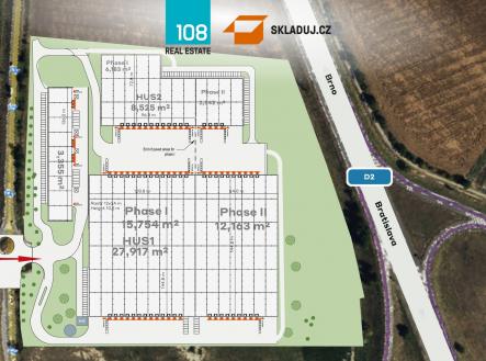 industrial-park-hustopece-pronajem-skladovych-prostor | Pronájem - komerční objekt, sklad, 6 100 m²