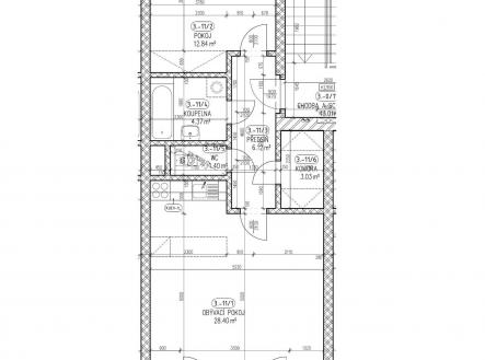 Pronájem bytu, 2+kk, 71 m²