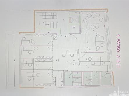 Pronájem - kanceláře, 177 m²