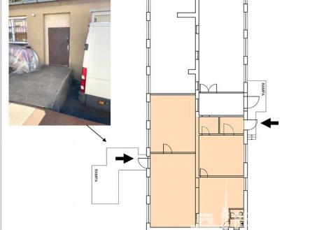 Pronájem - skladovací prostor, 145 m²