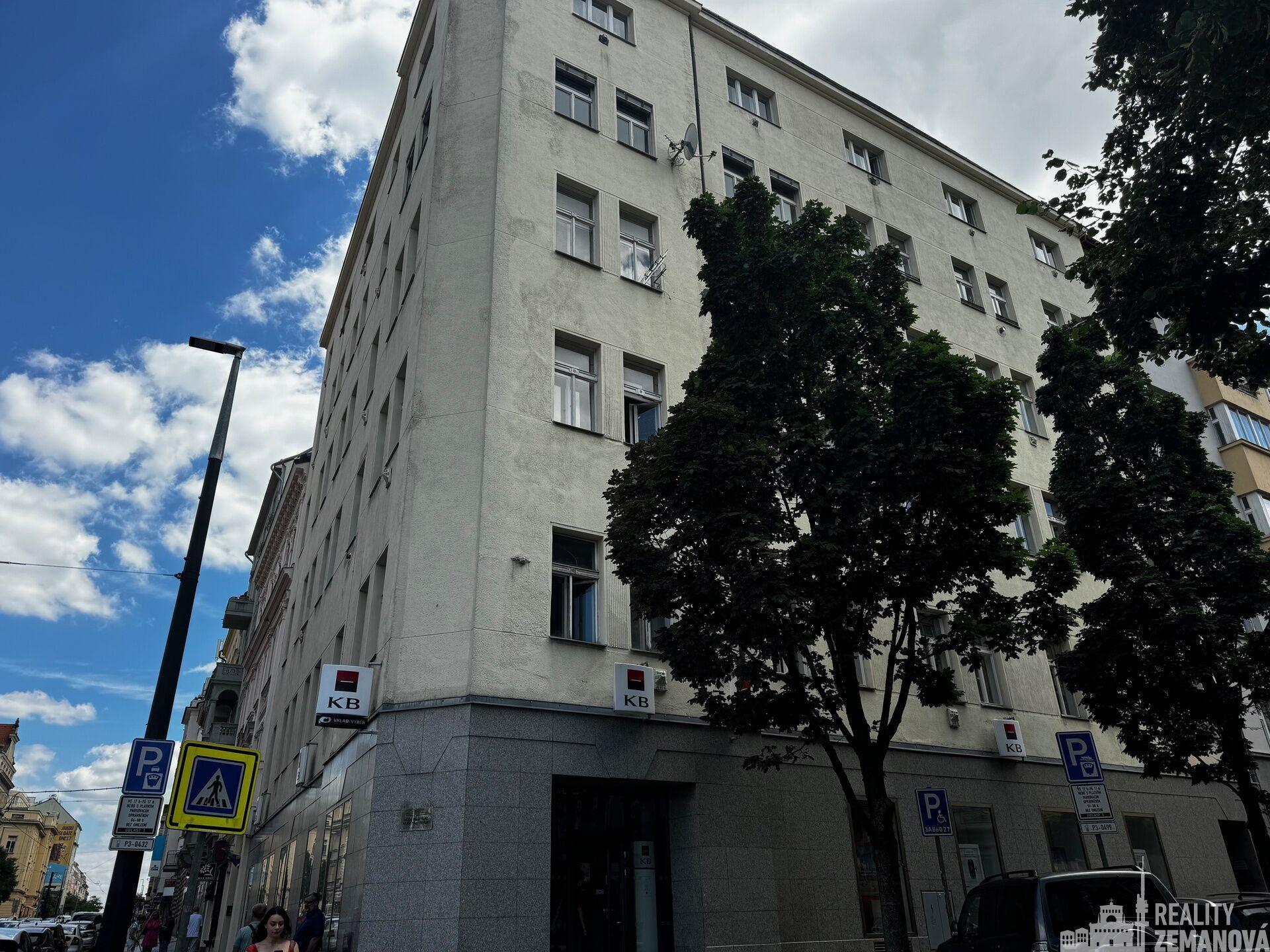Pronájem bytu 1+1, 47,32 m2, přímo u náměstí Jiřího z Poděbrad, Řipská, P-3