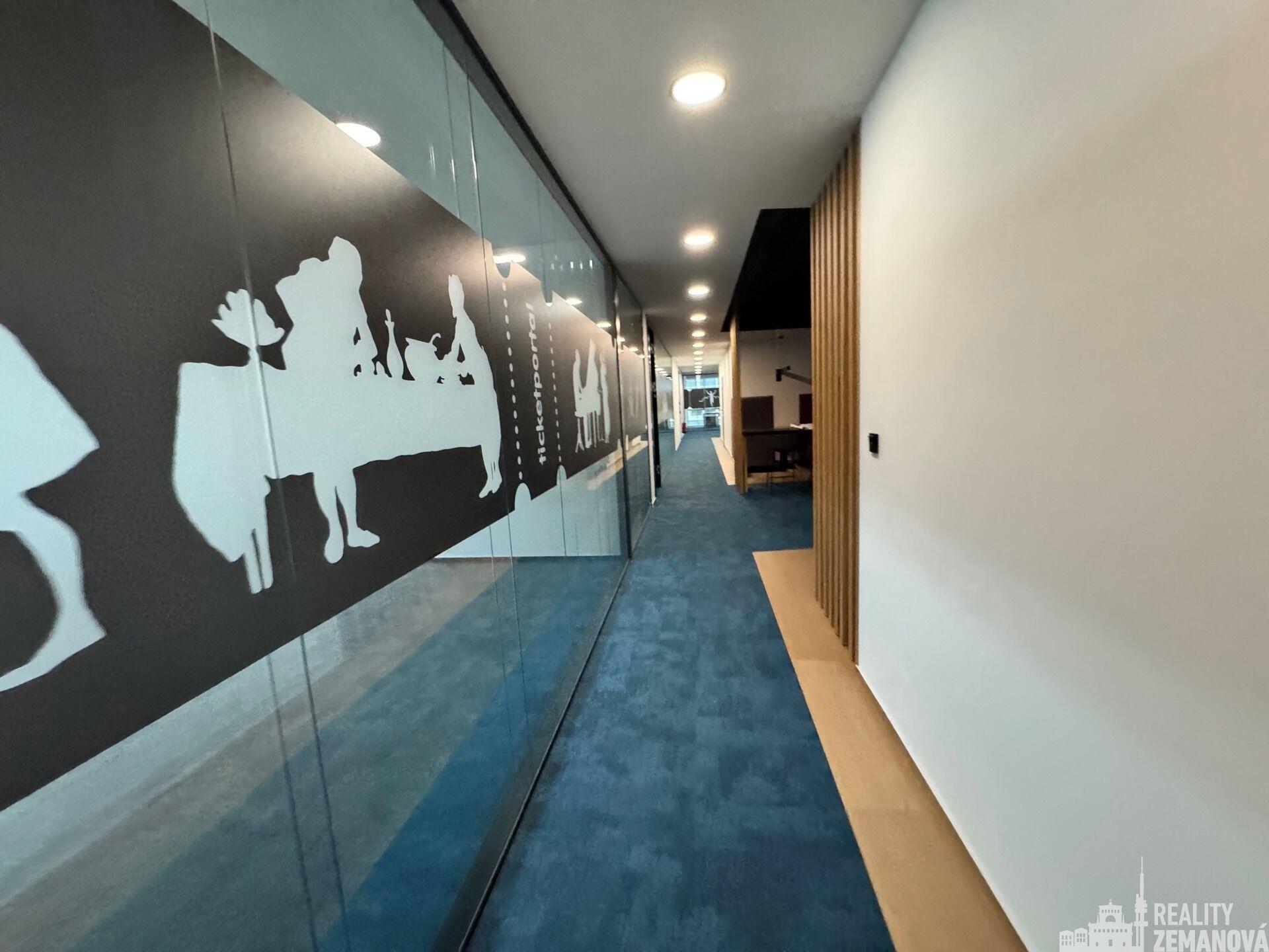 Reprezentativní zrekonstruovaný kancelářský celek 740 m2 (lze přidat 310m2), M Anděl, Radlická, P-5