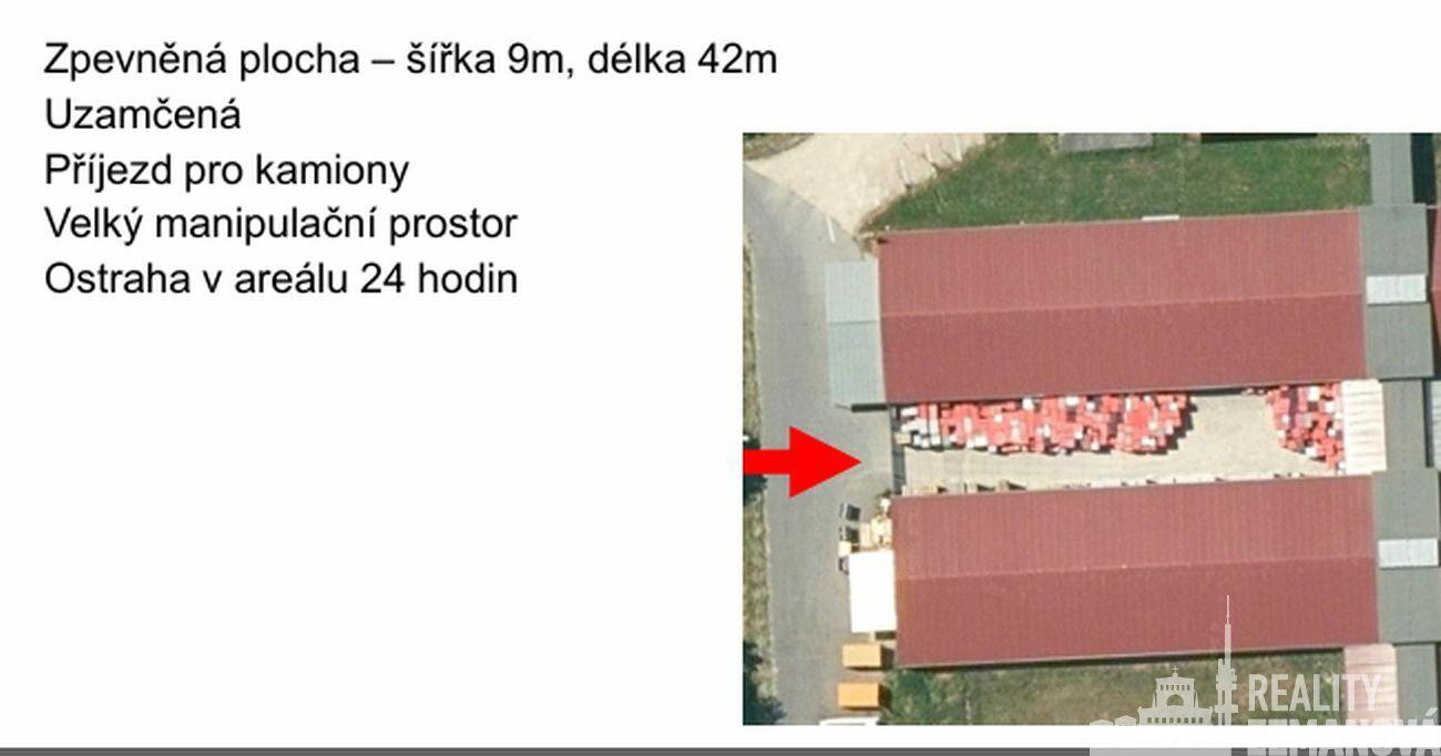 Oplocená volná skladová plocha 378 m2, Horní Počernice, Praha 9