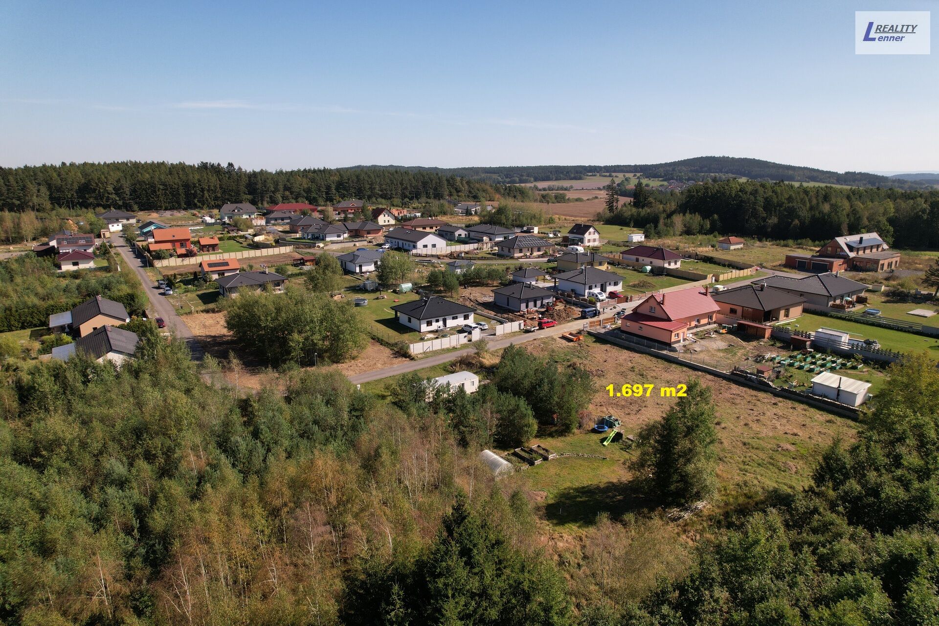 Stavební pozemek 1.697 m2, Bohutín - Rusalka