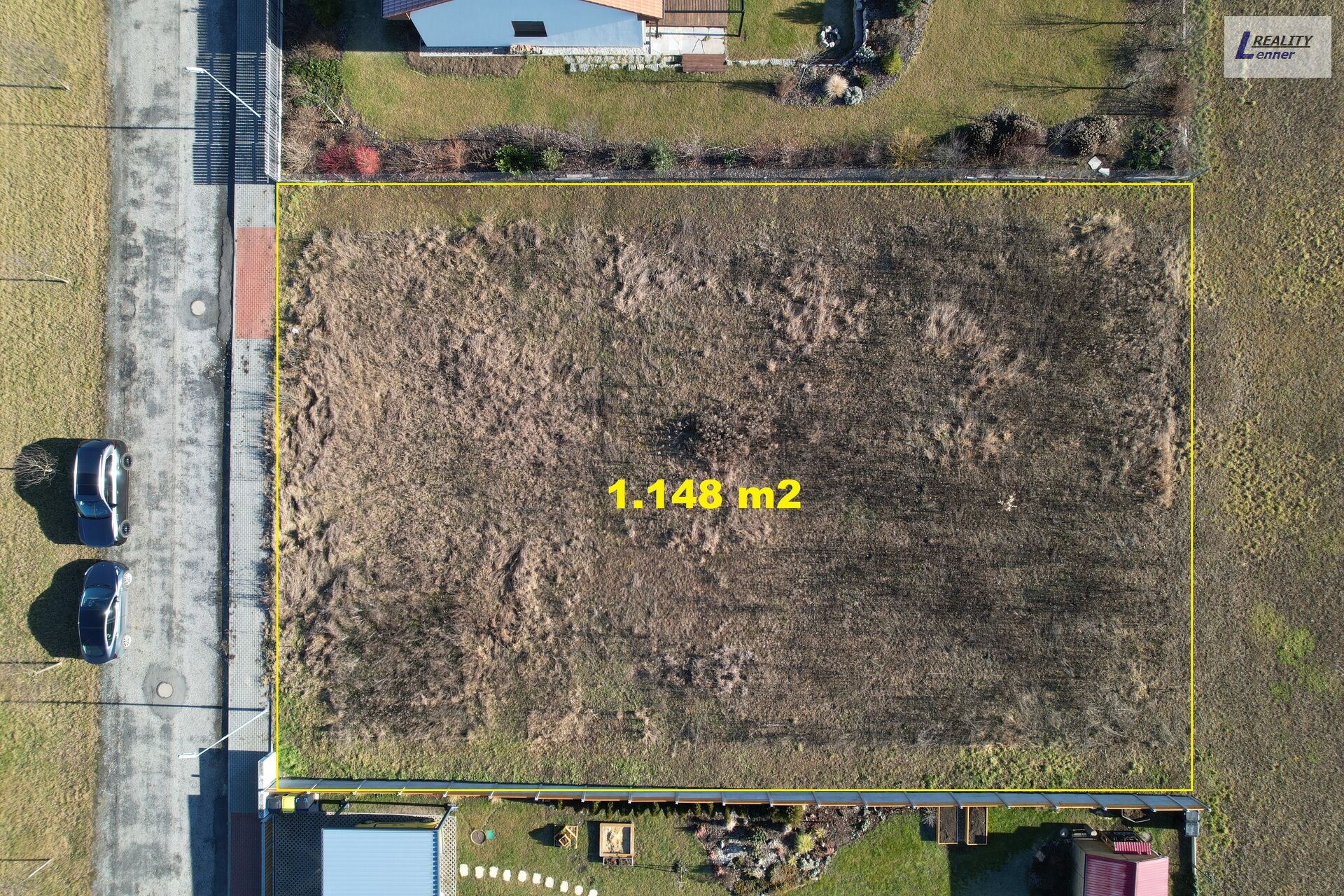 Stavební pozemek 1.148 m2, Liteň (okres Beroun), ulice Ovocná