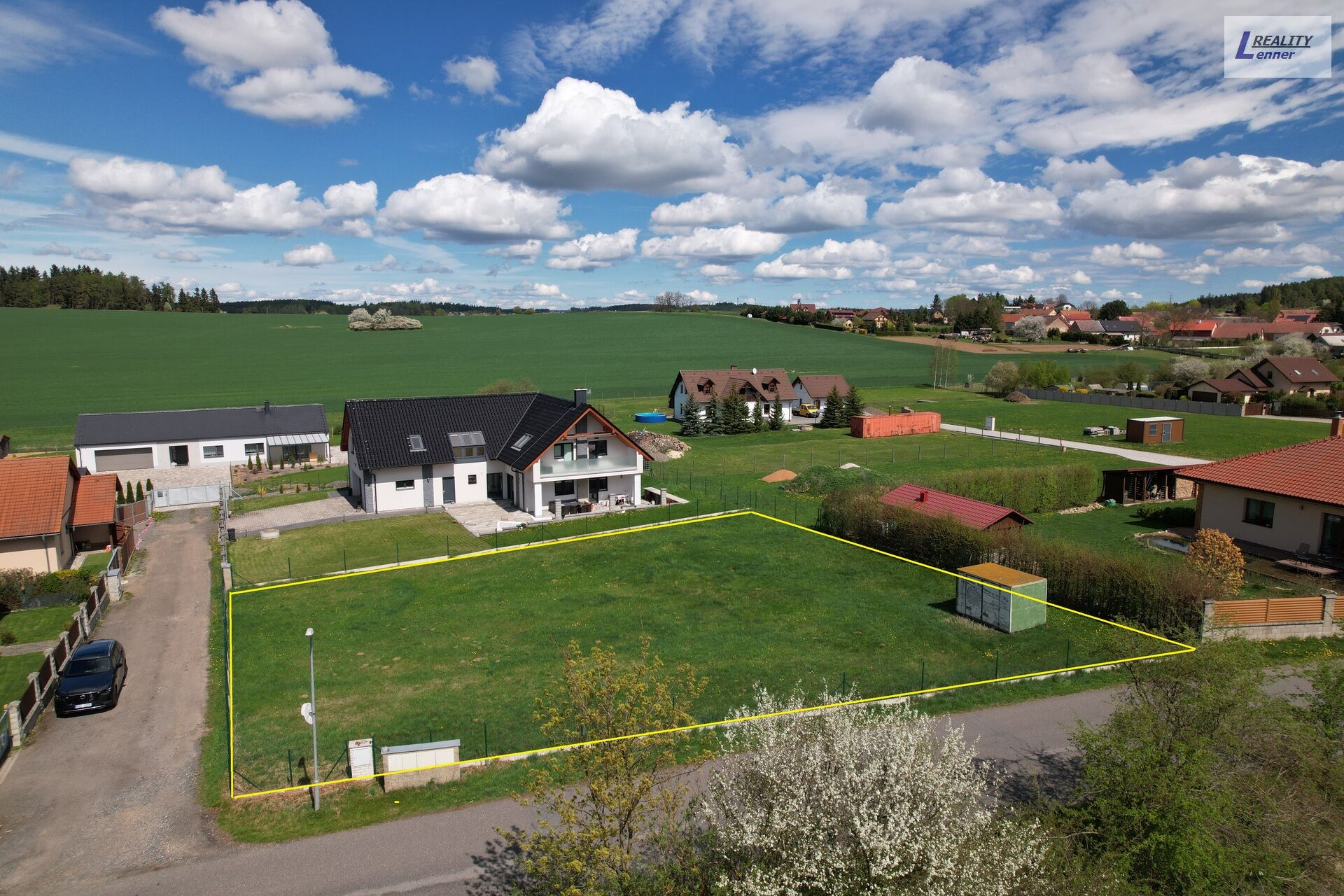 Stavební pozemek 1.009 m2, Konětopy, část obce Milín