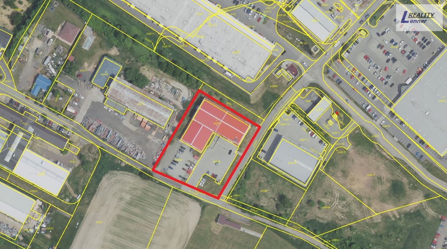 Pronájem části komerční budovy (kanceláře a callcentrum), 2.NP, 490 m2 na pozemku 5.275 m2.
