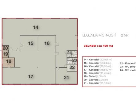 Pronájem - komerční objekt, obchodní centrum, 490 m²