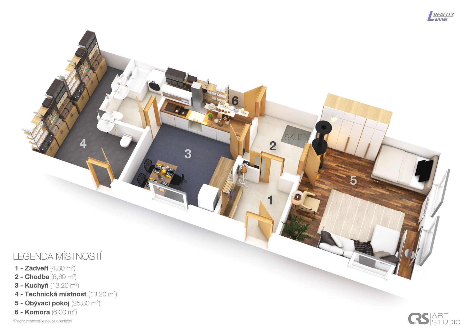 RD 1+1 (2+kk)/ garáž, pergola, vše na pozemku 318 m2