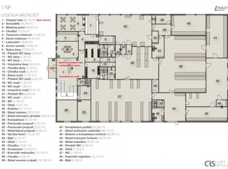 Pronájem - kanceláře, 70 m²