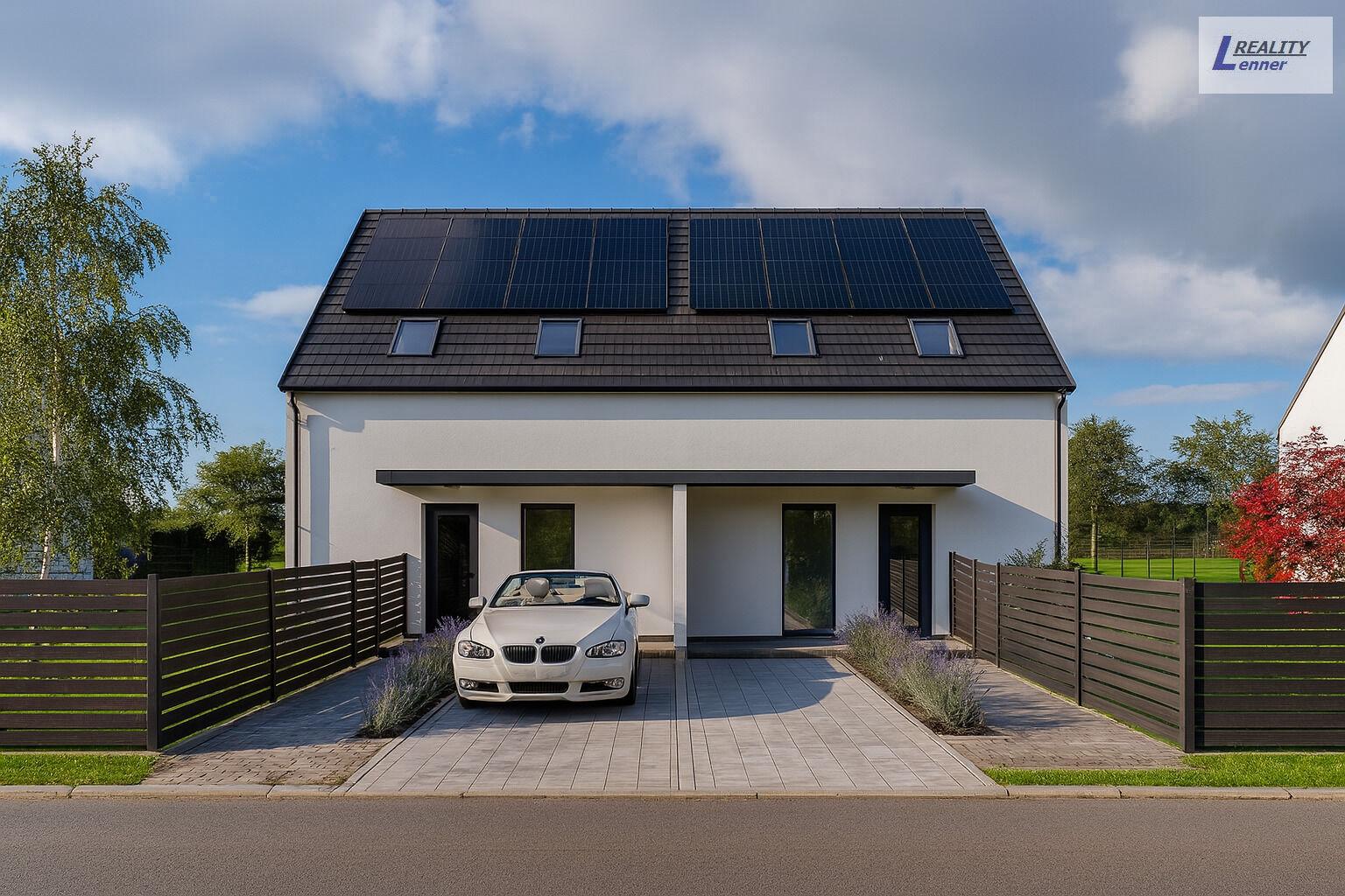 Prodej nízkoenerg. novostavby 4+kk 105 m², pozemek 436 m² Narysov