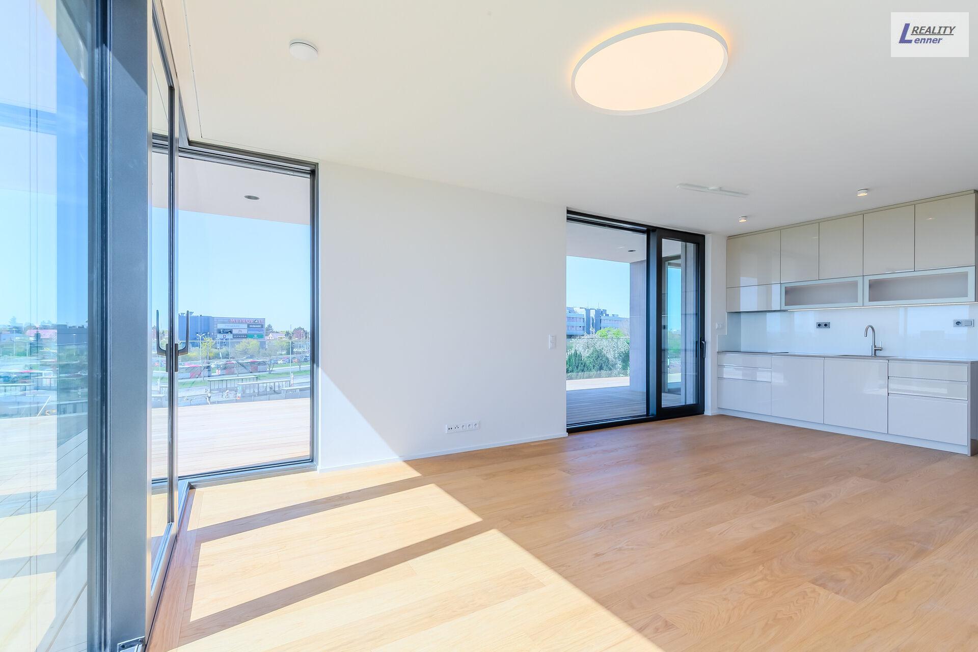 Pronájem bytu 3+kk, Rezidence Do Zahrádek II, 146 m2, 3. patro, Terasa