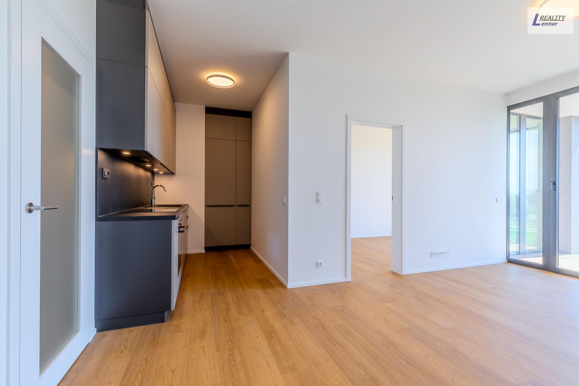 Pronájem bytu 2+kk, Rezidence Do Zahrádek II, 59 m2, 3. patro, Terasa
