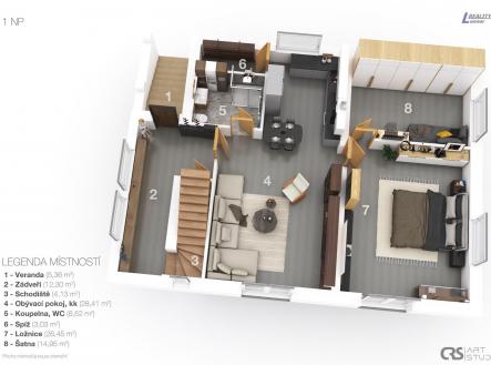 Prodej - dům/vila, 257 m²