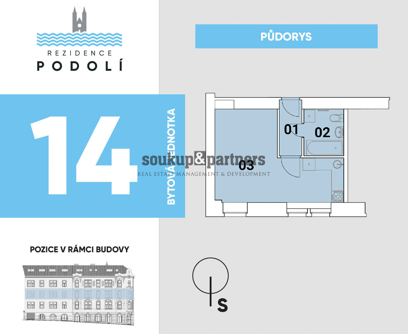 1+kk, 30 m2, DV, Praha 4 - Podolí, po rekonstrukci, sklep