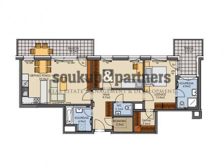 Prodej bytu, 3+kk, 83 m²