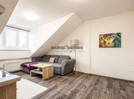 Obývací pokoj + kk | Pronájem bytu, 2+kk, 46 m²