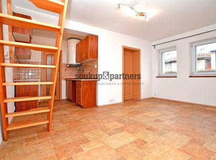 Obývací pokoj+ kk | Pronájem bytu, 3+kk, 49 m²