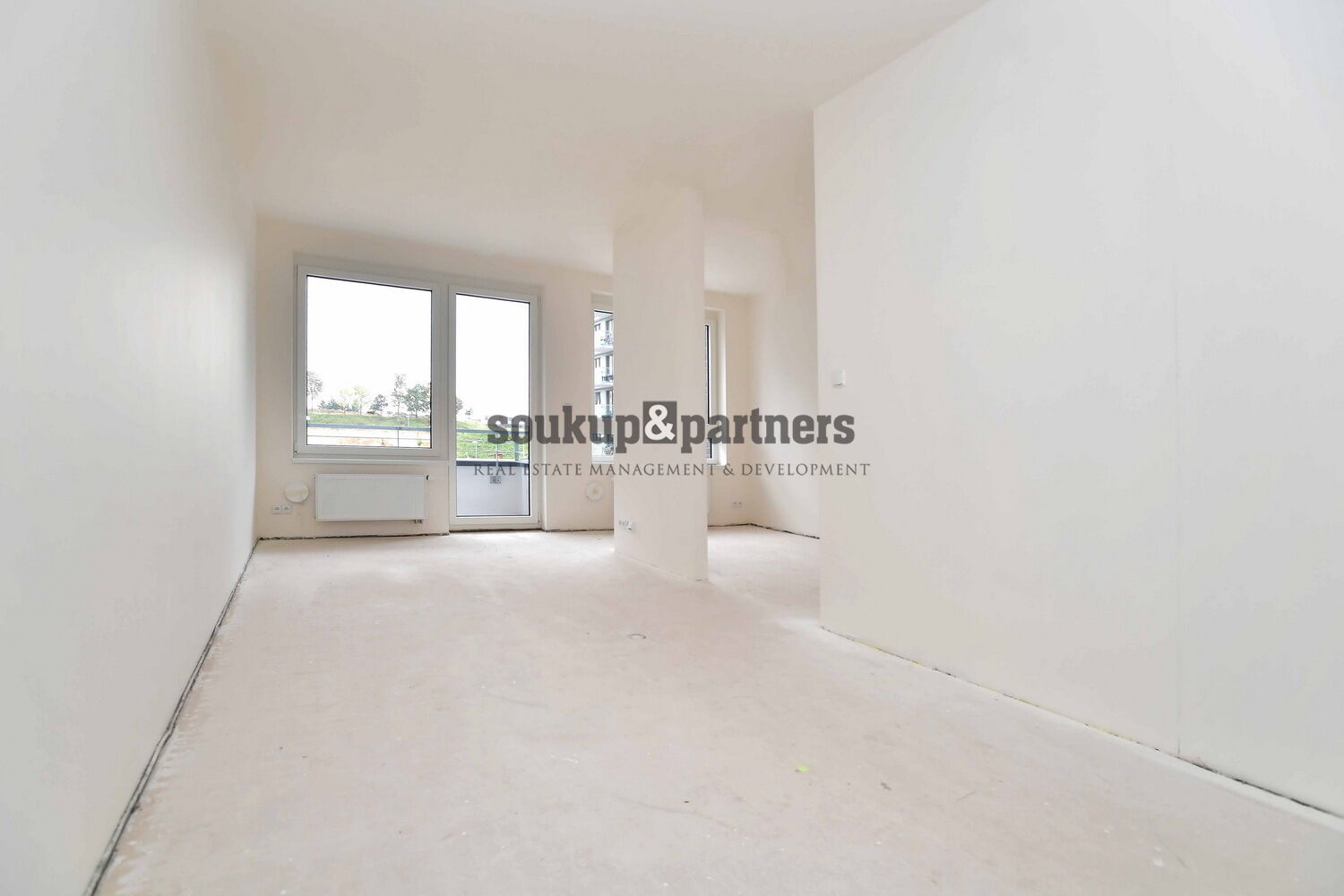 Nový DB 2+kk/ Balkon/ Šatna - 50 m2, Novostavba, Projekt Britská čtvrť - Praha 13, Stodůlky.