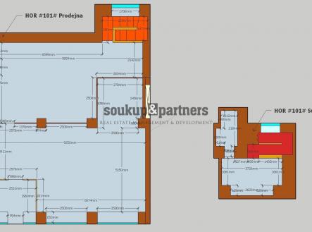 Pronájem - obchodní prostor, 98 m²