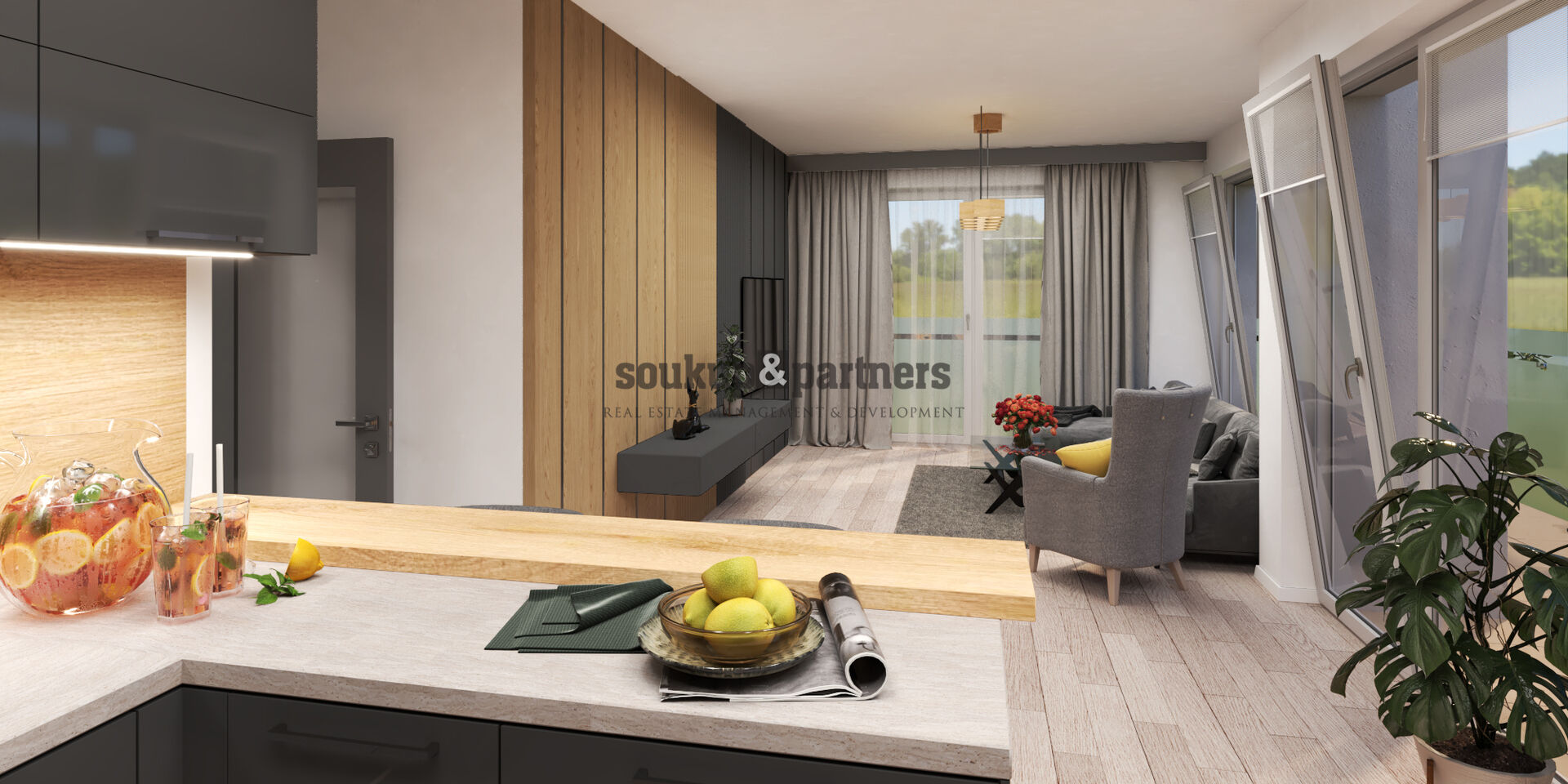 Prodej bytu 2+kk + Balkon, 57 m2, Praha 9 - Kbely.