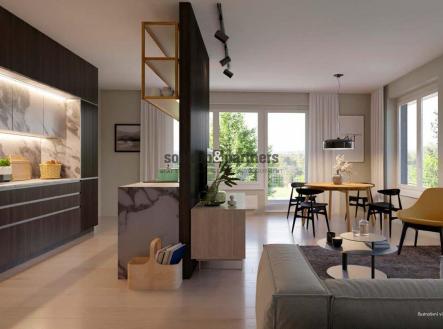 Prodej bytu, 2+kk, 58 m² obrázek