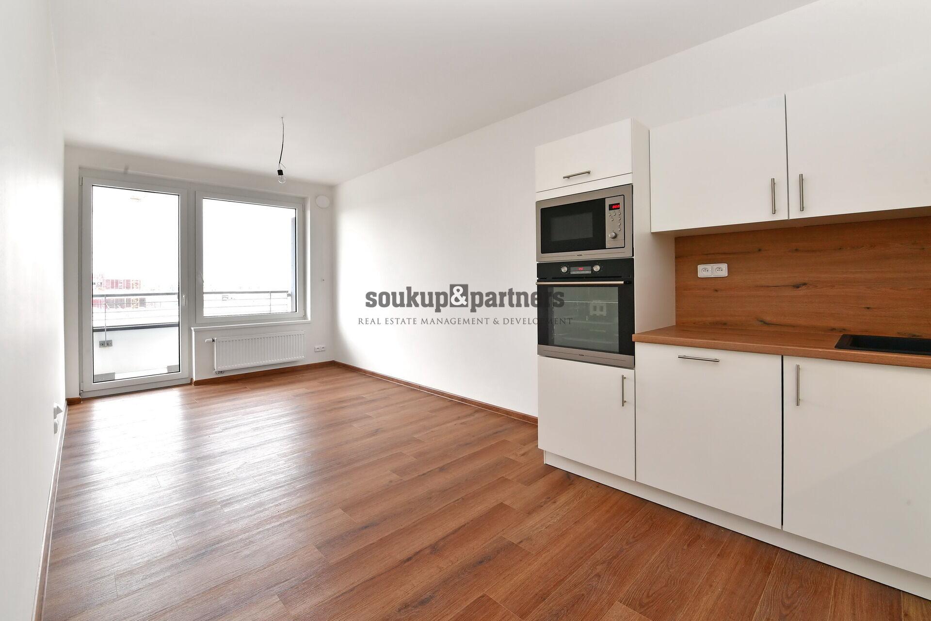 Nový družstevní byt 2+kk/ Balkon - 46 m2, Novostavba, Projekt Britská čtvrť - Praha 13, Stodůlky.