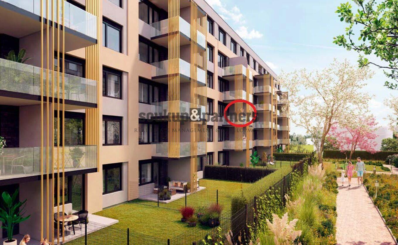 Nový družstevní byt 2+1/ Lodžie - 58 m2, Garážové stání, Kolaudace 7/2026, Kaskády Barrandov.