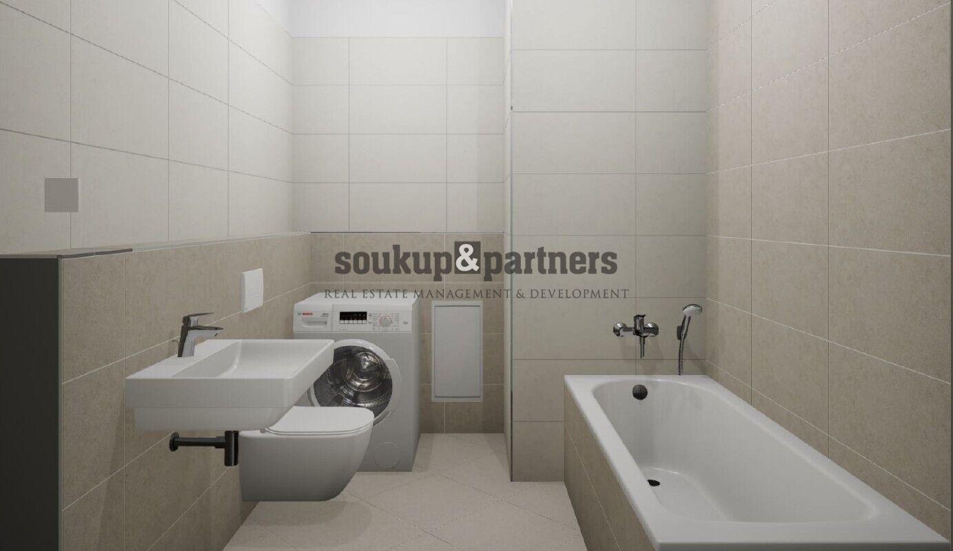 Nový družstevní byt 1+kk/ Lodžie - 38 m2 + sklep 12 m2. Kolaudace 6/2026, projekt Kaskády Barrandov.